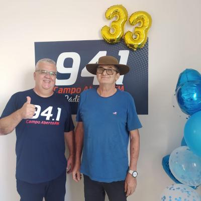 Campo Abeto FM estÃ¡ com programaÃ§Ã£o especial dos 33 anos